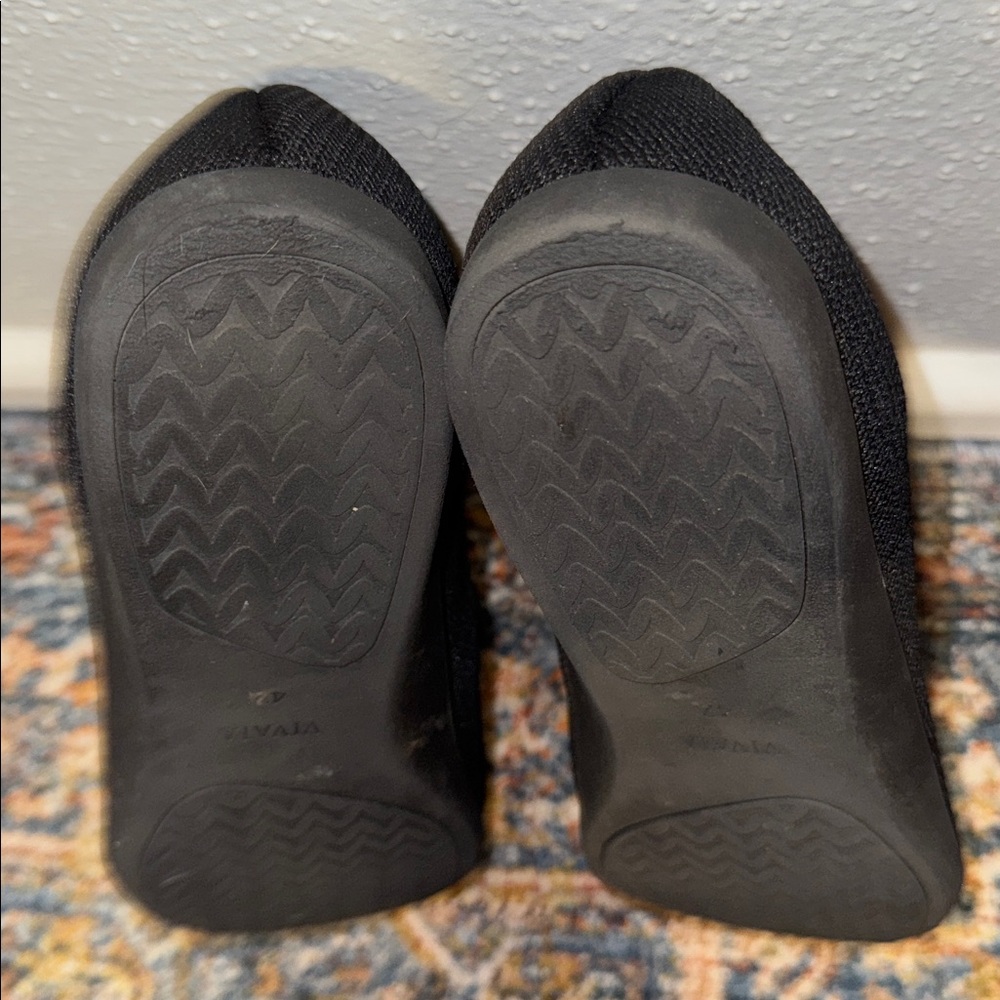 Vivaia Round-Toe Black Flats (Claire) Women's Size 42 or US 10.5 - Picture 6 of 17